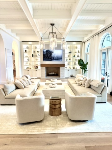 Living room after